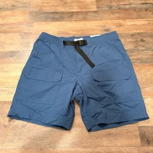 Sonoma Men's Blue Cargo Shorts with Belt